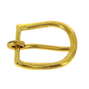 Boucle de ceinture en laiton PRL - Poursin - Fabrication française
