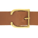 Boucle en laiton avec forme originale pour lanière en cuir - Maison Poursin - Fabrication française 