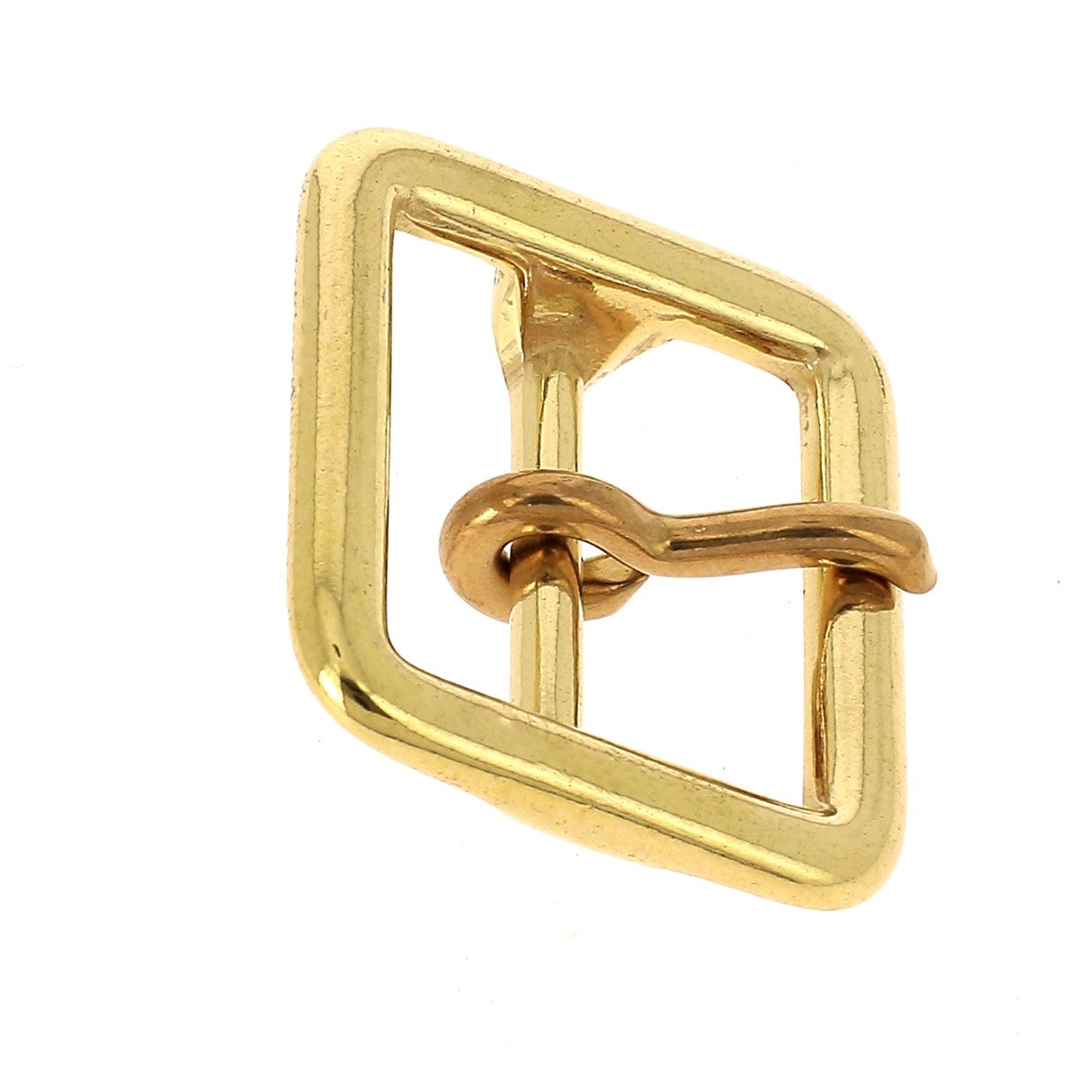Boucle de ceinture double en laiton - 23mm - S. Poursin - Fabriqué en France