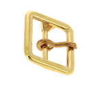 Boucle de ceinture double en laiton - 23mm - S. Poursin - Fabriqué en France