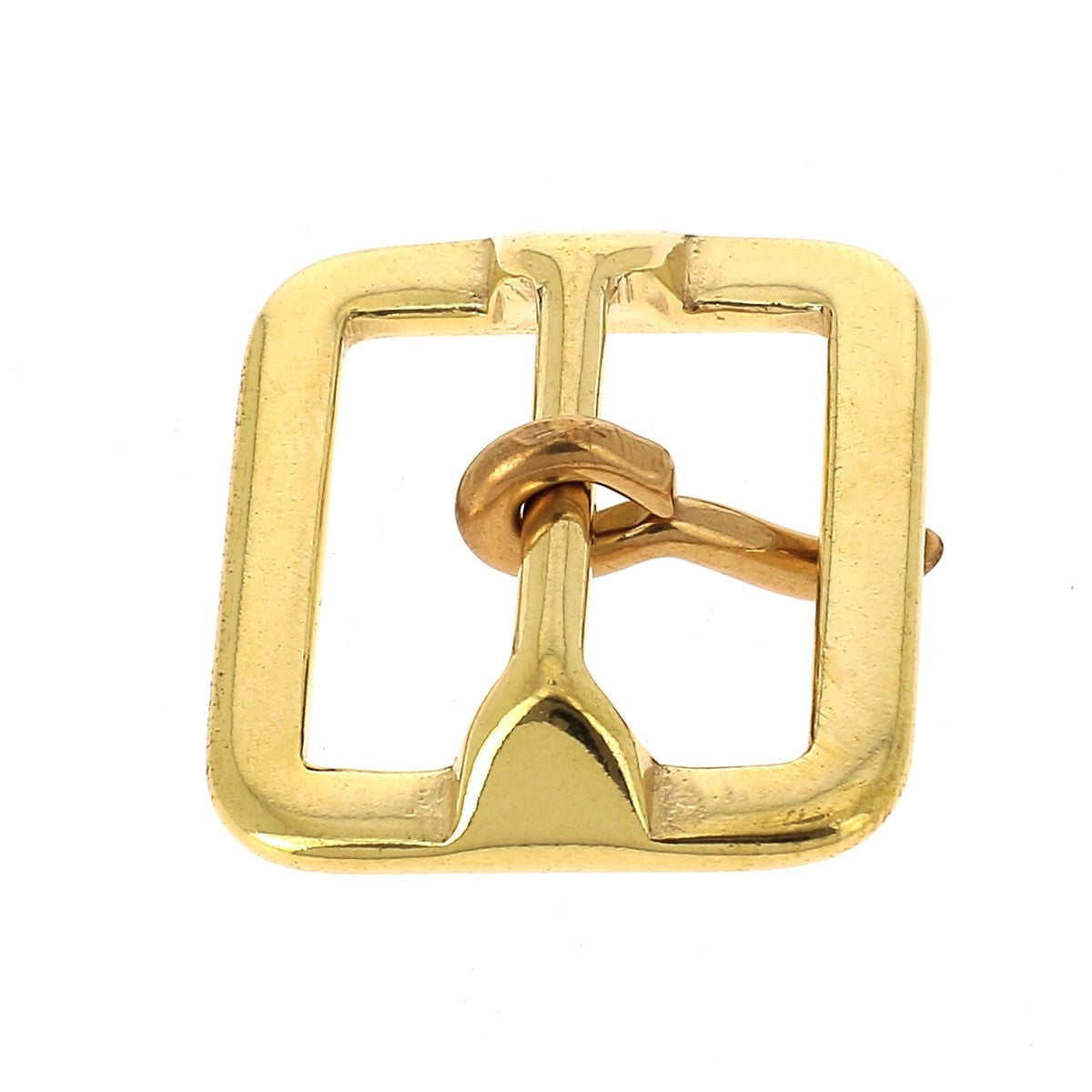 Boucle banderole en laiton pour sac, ceinture ou chaussures en cuir - Poursin - Made in France