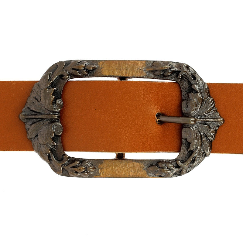 Boucle pour ceinture en cuir - Style vintage - Pourcin 