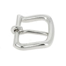 Boucle robuste et massive en laiton nickelé - Maison Poursin - Fabriqué en France