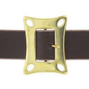 Ceinture en cuir de 35mm - Boucle en laiton 376 fabriquée en France - Maison Poursin