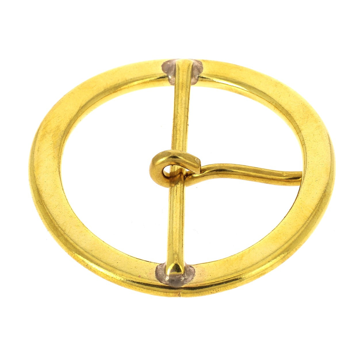 Boucle de ceinture double soudée en laiton CYR - 54mm - S. Poursin - Made in France