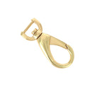 Mousqueton tournant ovale - Attache demi-ronde pour lanière de 10 mm