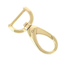 Mousqueton tournant ovale - Attache demi-ronde pour lanière de 20 mm