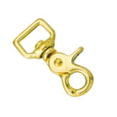 Mousqueton mexicain à bélière plate - 1147-00 - Laiton 19mm