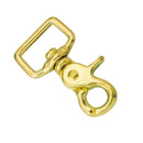 Mousqueton mexicain à bélière plate - 1147-01 - Laiton 25mm