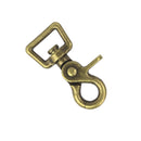 Mousqueton mexicain à bélière plate - 1154-31 - Laiton vieilli 19mm