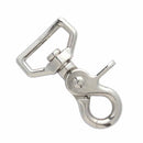 Mousqueton mexicain à bélière plate - 1154-02 - Nickelé 25mm