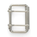 Boucle de ceinture à double ardillon et à rouleau en acier CEM - Tandy Leather