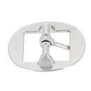 Boucle de ceinture double OLO - Nickelé - Tandy Leather