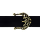 Boucle pour ceinture en cuir - Largeur 40mm - laiton vieilli