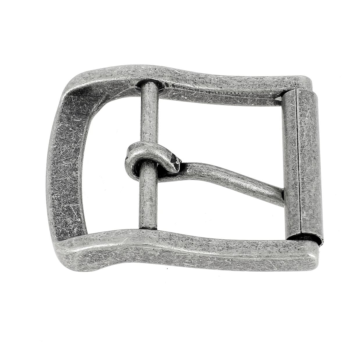 Boucle de ceinture à rouleau avec passant DUNHAM - Nickel vieilli