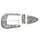 Boucle de ceinture mexicaine VICTORIA - ARGENT VIEILLI - 38mm - Tandy Leather