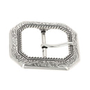 Boucle de ceinture double CODY - ARGENT VIEILLI - 40mm - Tandy Leather