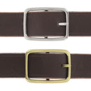 Boucle rectangle pour ceinture en cuir - Contours fins et élégant