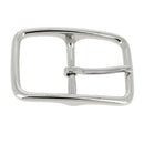 Boucle de ceinture double en laiton YNO - Nickelé