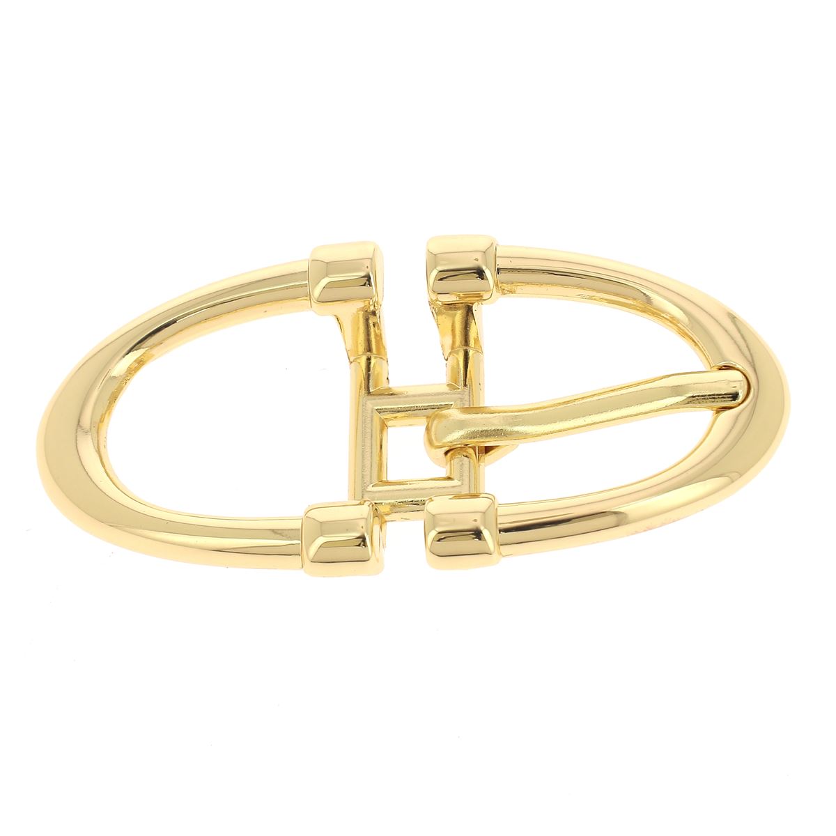 Boucle de ceinture double PIE - Doré clair