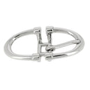 Boucle de ceinture double PIE - Nickelé