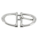 Boucle pour ceinture en cuir - Nickelé - Look original 