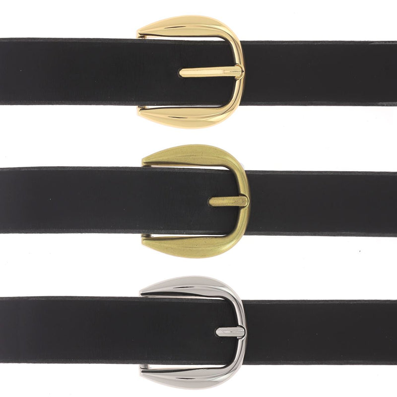 Boucles de ceinture pour lanière en cuir de 2,5 cm - Style intemporel