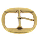Boucle ovale pour ceinture en cuir - Laiton