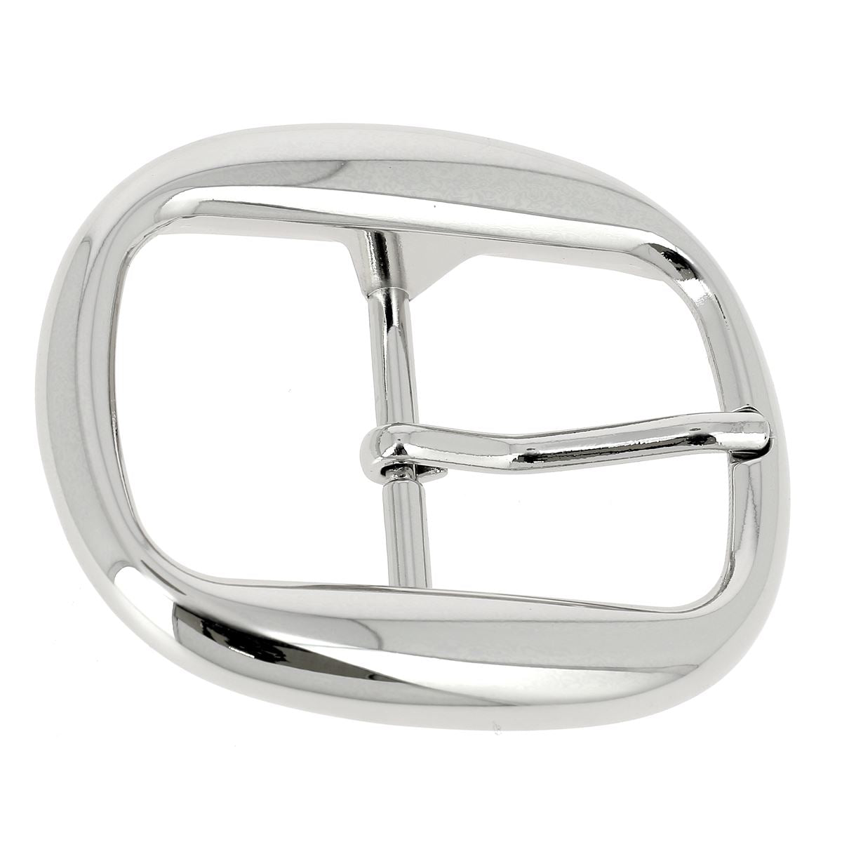 Boucle de ceinture double KEN - Nickelé