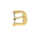 Boucle pour bracelet de montre en inox - DORÉ LUXE - 16 mm