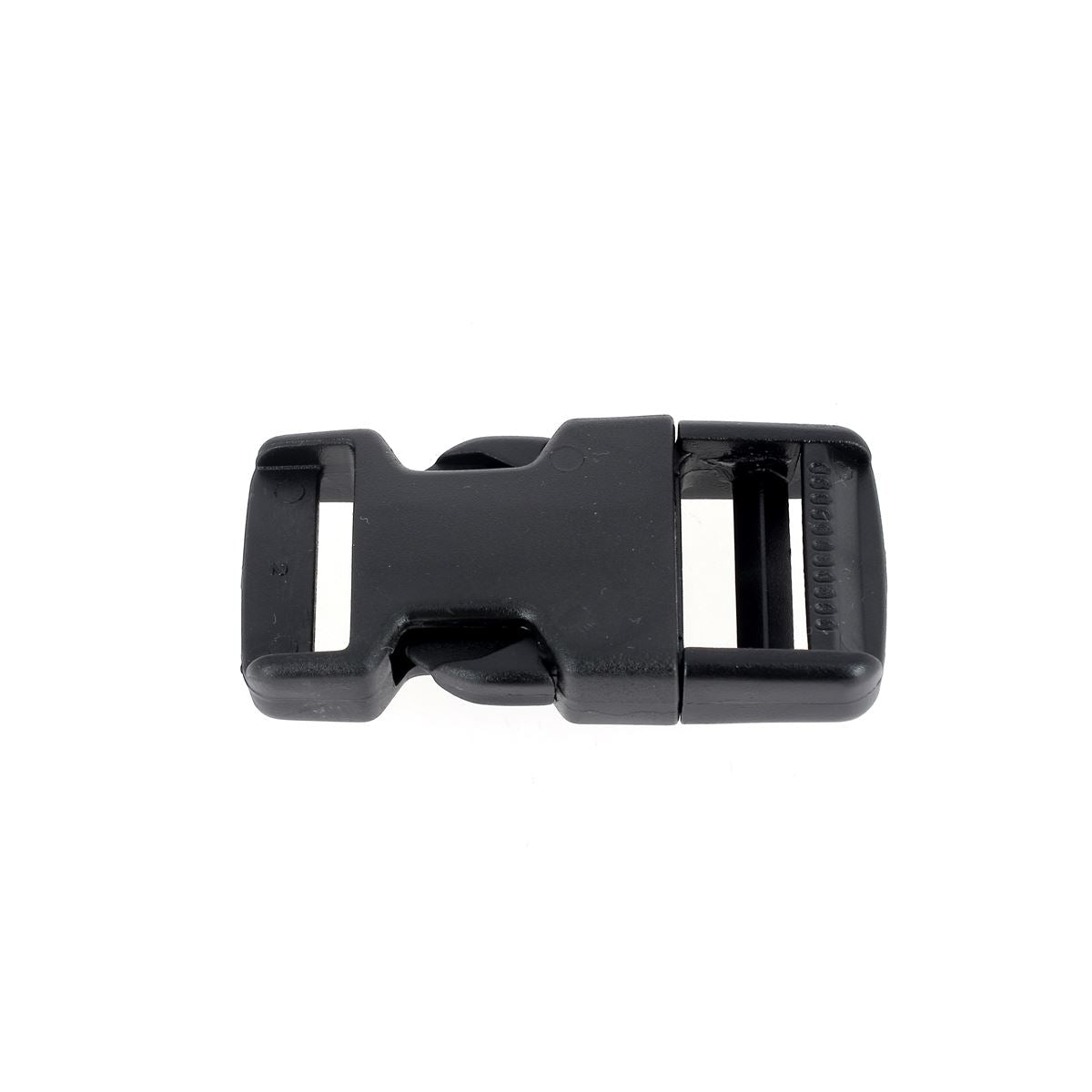 Boucle à ouverture rapide en plastique - NOIR - 25mm