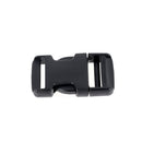 Boucle à ouverture rapide en plastique - NOIR - 30mm