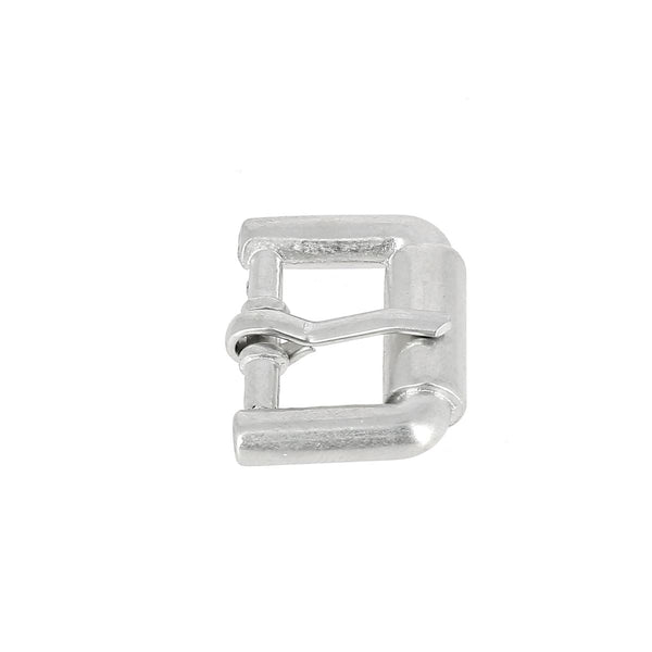 Boucle de ceinture à faux rouleau KIMO - ARGENT VIEILLI - 15mm