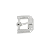 Boucle de ceinture à faux rouleau KIMO en argent vieilli, 15 mm, bouclerie pour ceinture élégante et tendance.