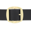 Boucle pour ceinture en cuir - Doré clair