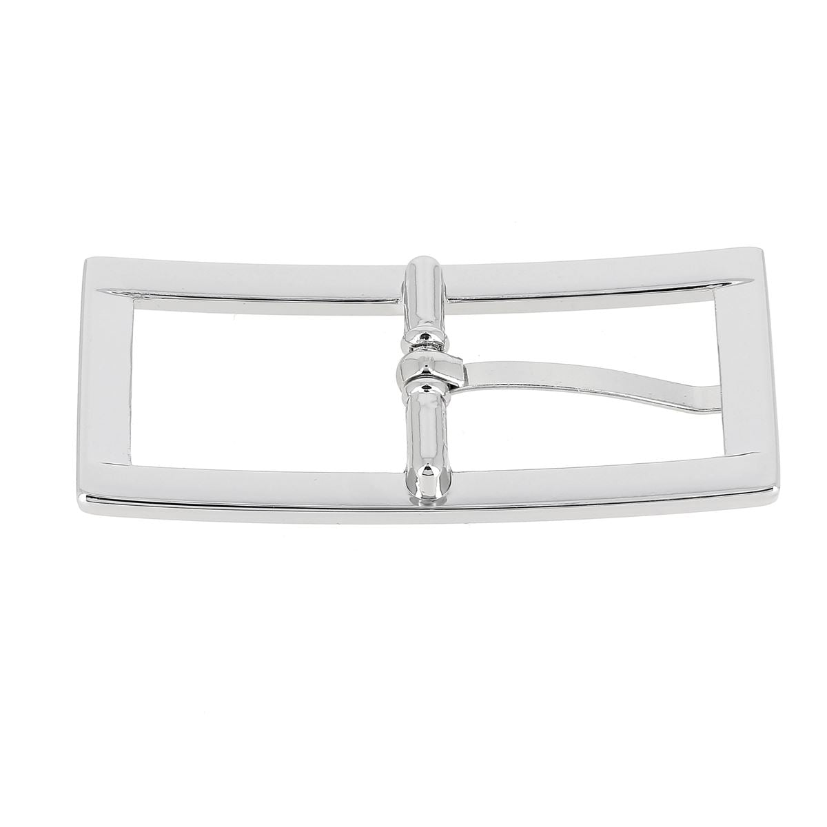 Boucle de ceinture pour lanière en cuir de 20 mm - Nickelé