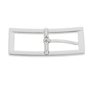 Boucle de ceinture pour lanière en cuir de 20 mm - Nickelé