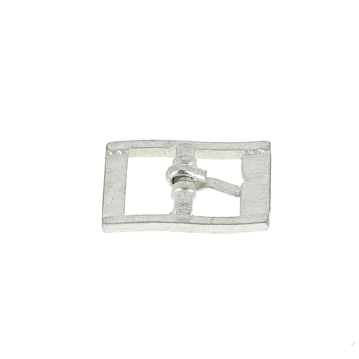 Petite boucle pour lanière en cuir - Argent vieilli