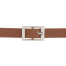 Lanière en cuir avec mini boucle rectangle