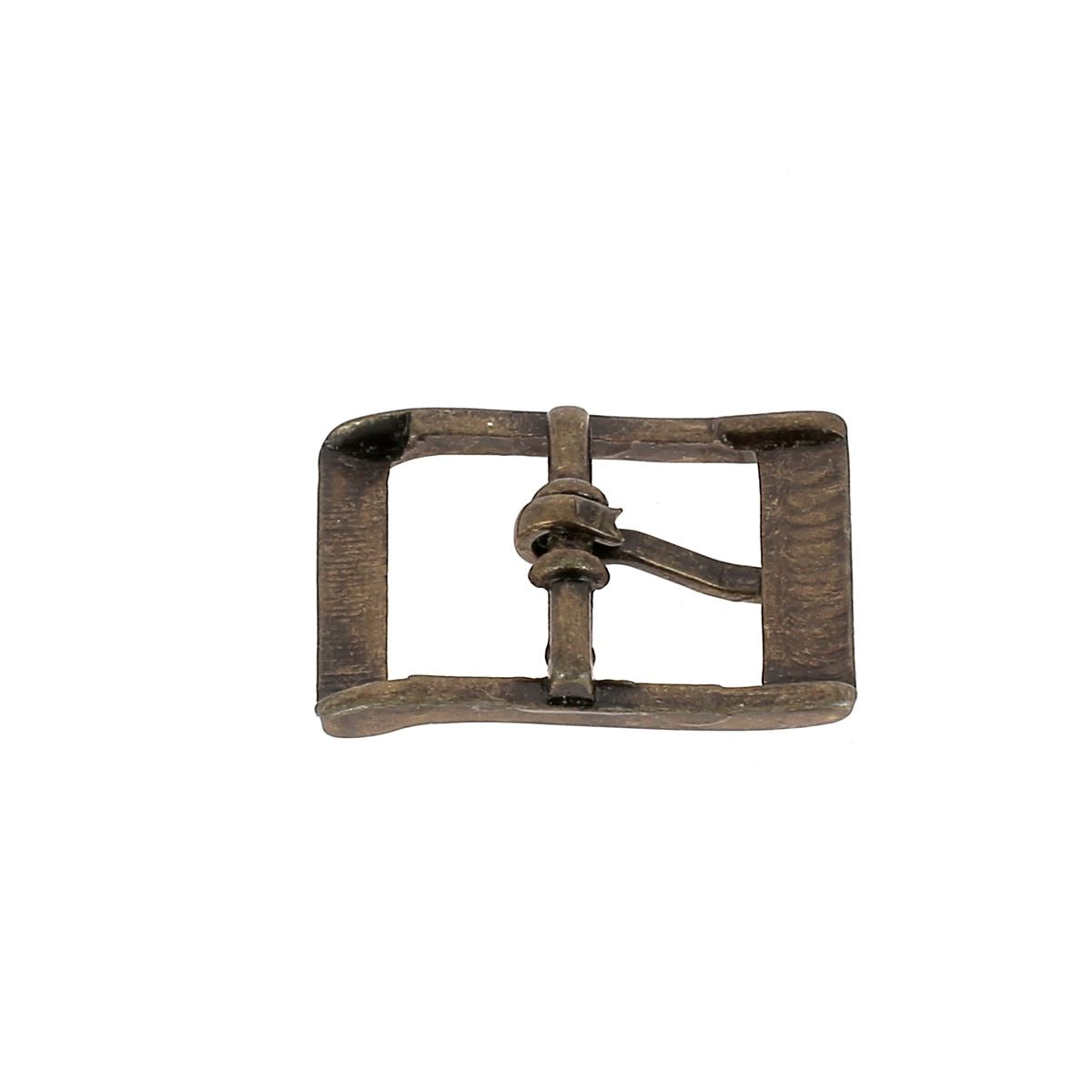 Petite boucle pour lanière en cuir - Laiton vieilli