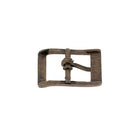 Petite boucle pour lanière en cuir - Laiton vieilli