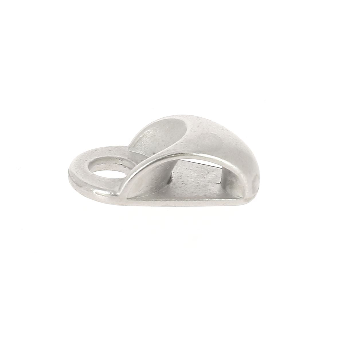 Anneau passe lacet - argent vieilli - 3 mm