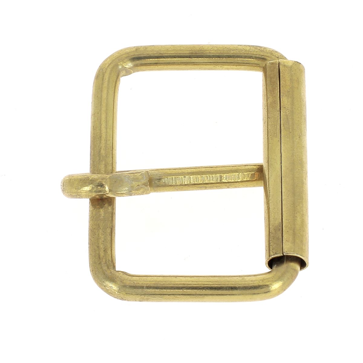 Boucle de ceinture en laiton pour lanière en cuir