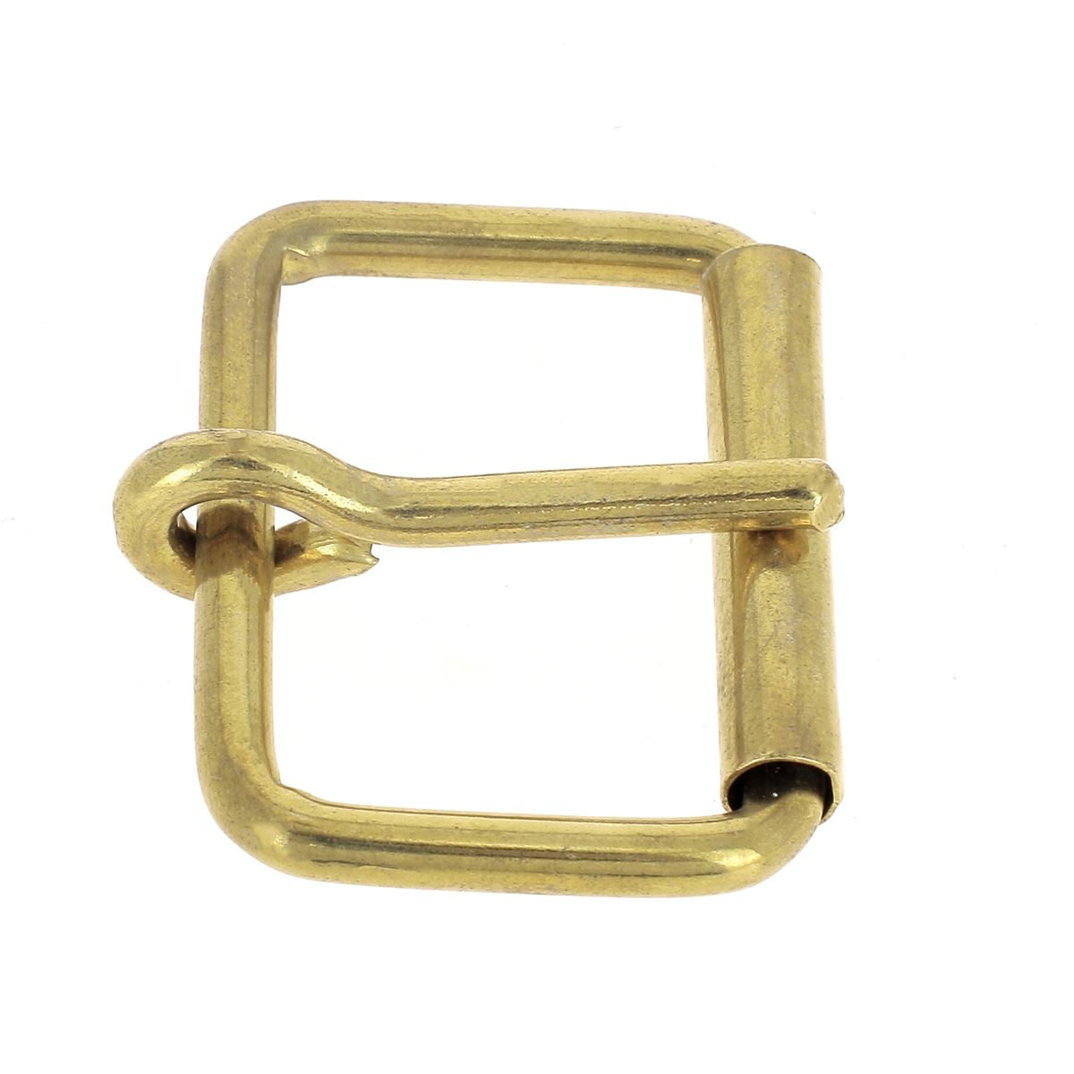 Boucle en fil rond à rouleau et ardillon rond en laiton SYN - Série moyenne