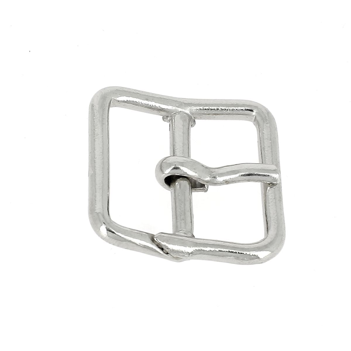 Petite boucle de ceinture double - Carrée - Soudée - 20mm