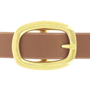 Boucle double pour lanière en cuir