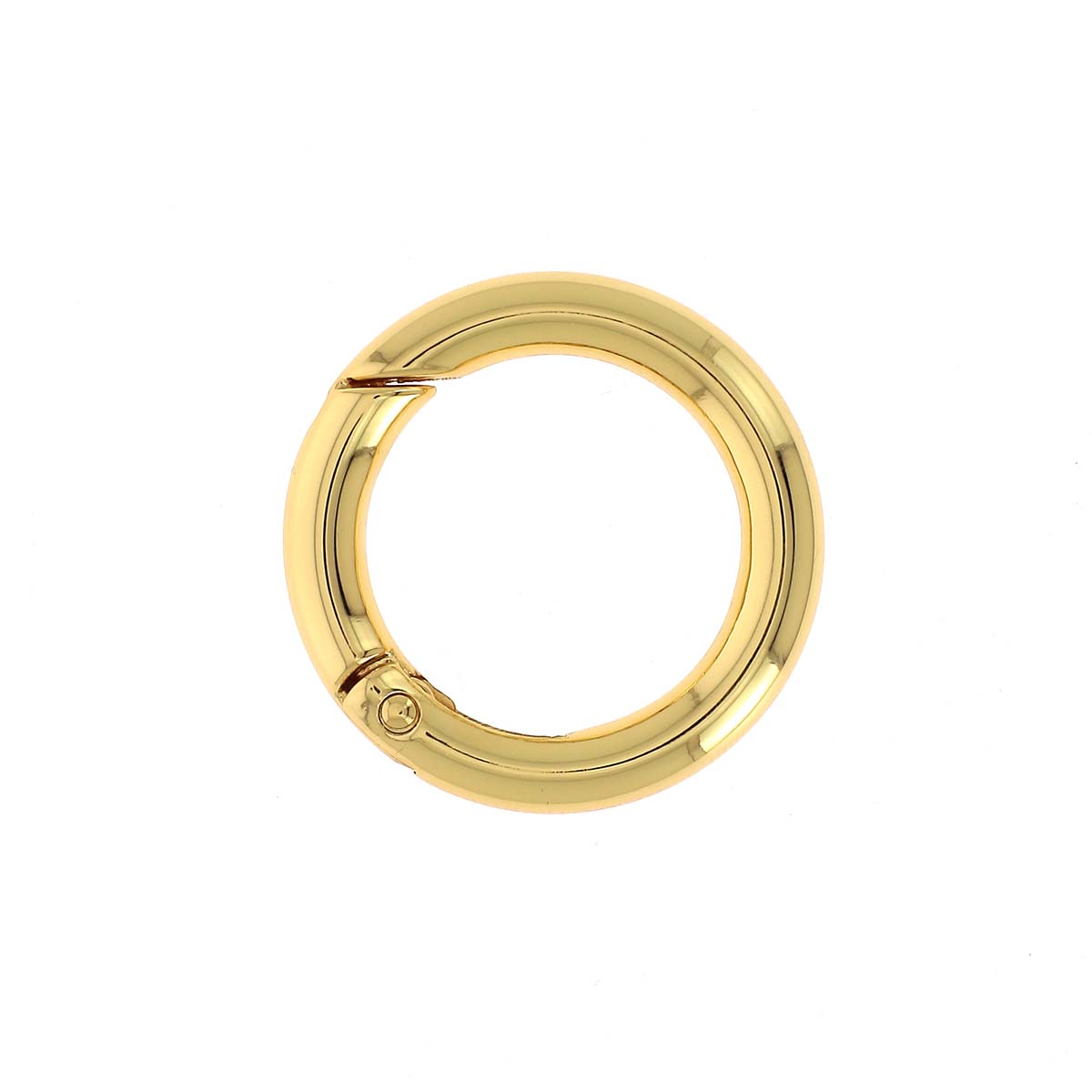 Mousqueton rond - DORÉ - Diamètre 26mm