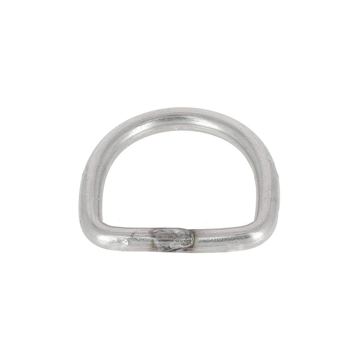 Anneau demi-rond soudé en inox - 30mm