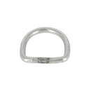 Anneau demi-rond soudé en inox - 30mm