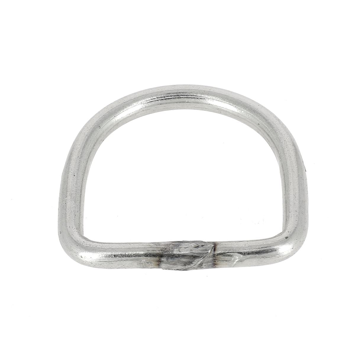 Anneau demi-rond soudé en inox - 40mm
